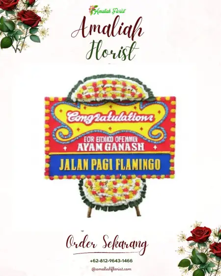 Sewa Papan Bunga Leihitu