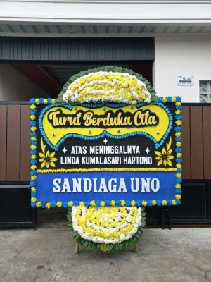 Papan Bunga Duka di Leihitu